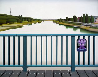Dresden: Blick vom Blauen Wunder auf die Elbe
