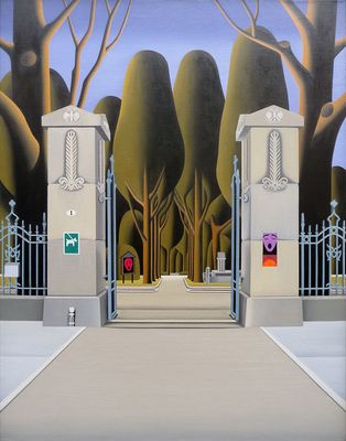 Dresden: Eingang zum Trinitatisfriedhof